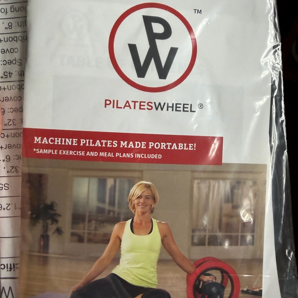 PilatesWheel Portable Machine Pilates Wheel - Lime and Red